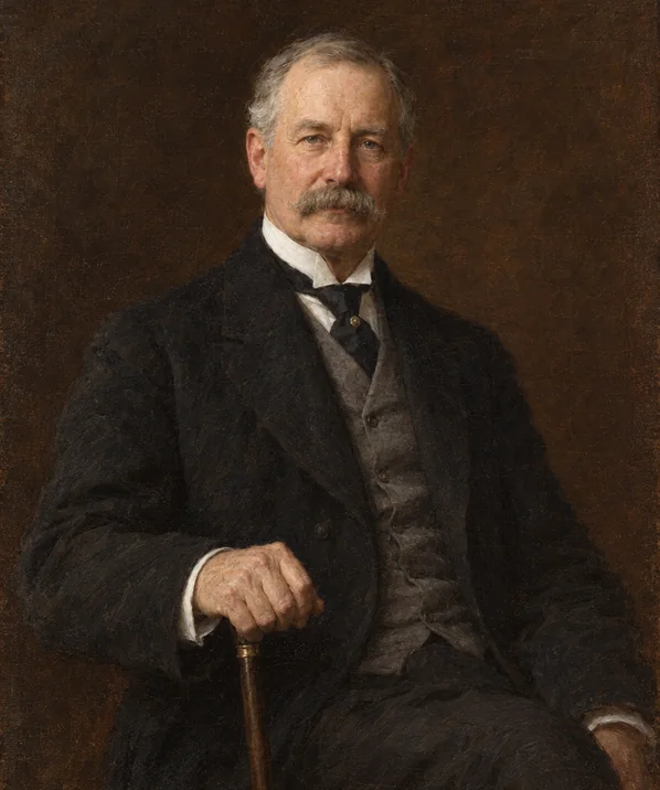 An artist’s impression of the 20th Lord Kinfauns, Francis James Stuart, 16th Earl of Moray