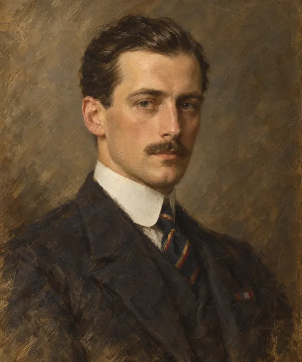 An artist’s impression of the 22nd Lord Kinfauns